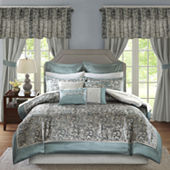 Queen Street Jillian 4-Pc. Jacquard Heavyweight Comforter Set