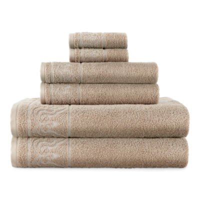 Broadhaven Elegant Scroll Bath Towel
