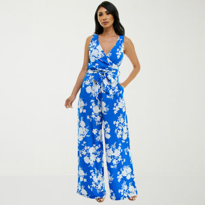 Premier Amour Floral Sleeveless Jumpsuit