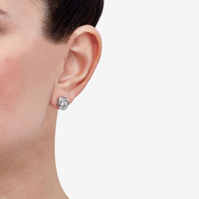 Diamonart 1 1/3 CT. T.W. White Cubic Zirconia 14K Gold Over Silver 2-pc. Jewelry Set