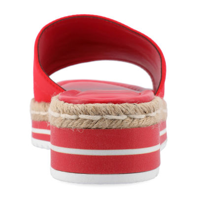 Journee Collection Womens Rosey Slide Sandals