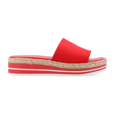 Journee Collection Womens Rosey Slide Sandals