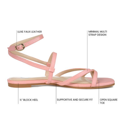 Journee Collection Womens Serissa Flat Sandals
