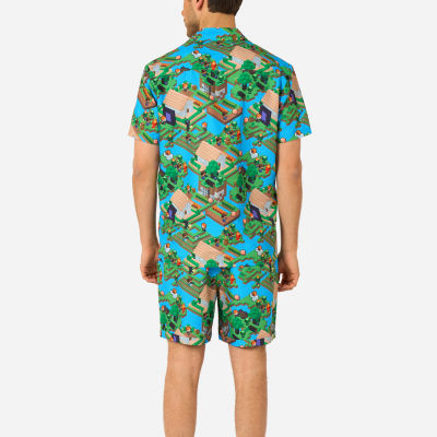 Novelty Mens Minecraft Graphic T-Shirt