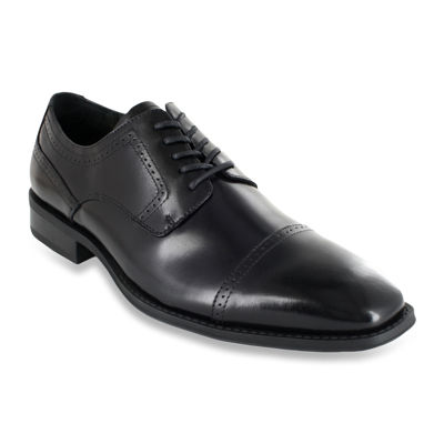 Stacy Adams® Waltham Mens Leather Cap Toe Lace Oxford Dress Shoes