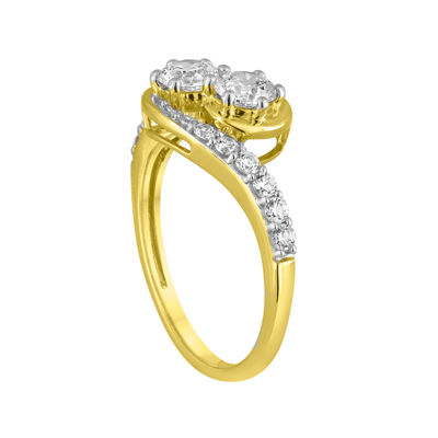 Two Forever™ 1 C.T. T.W. Natural Diamond 10K Yellow Gold Engagement Ring