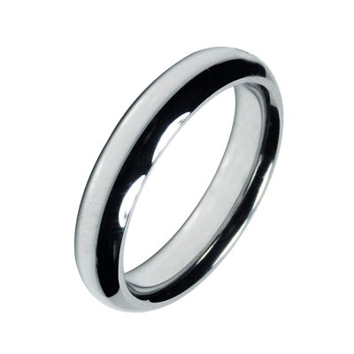 Mens 5mm Cobalt Wedding Band 