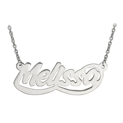 Personalized 14x39mm Aktuelle Font Name Necklace