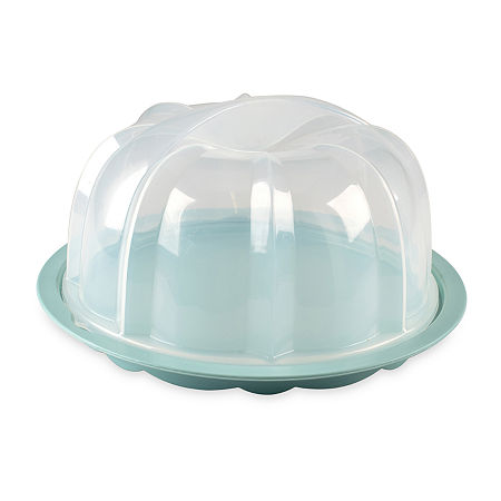 Nordicware Translucent Bundt Cake Keeper, One Size, Mint