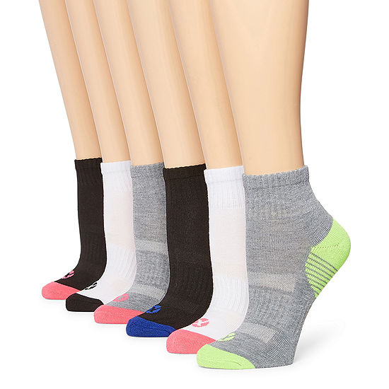 Xersion 6 Pair Quarter Socks Womens