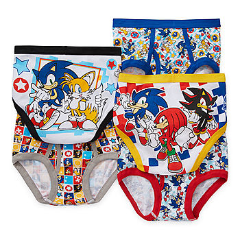 5-pack Boxer Briefs - Bright blue/Sonic the Hedgehog - Kids