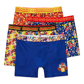 Super Mario Blue & Yellow Printed Underwear Boys Size 4 NEW - beyond  exchange