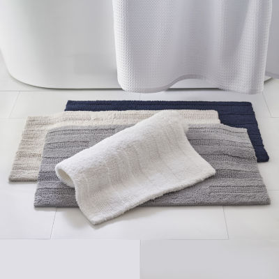 Loom + Forge Modern Turkish Cotton Reversible Bath Rug, Color: French ...