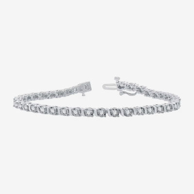 CT. T.W. Natural White Diamond 10K Gold Inch Tennis Bracelet