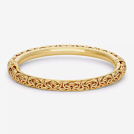 Unisex Adult 14K Gold Over Silver Bangle Bracelet, One Size