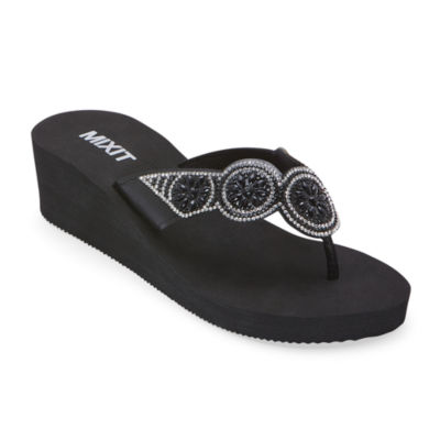 Mixit wedge cheap flip flops