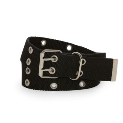 Double Grommet Leather Belt