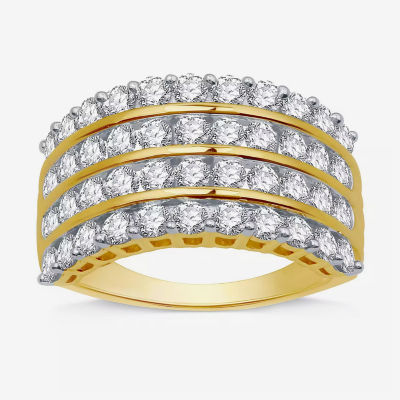 CT. T.W. Natural White Diamond 10K Gold Anniversary Band