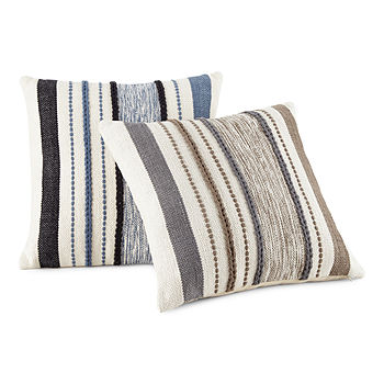 Linden Street Nubby Stripe Square Throw Pillow - JCPenney