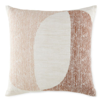 Loom + Forge Textured Block Square Throw Pillows