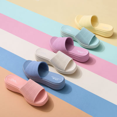 Sandali bassi da donna Drift Twist crema, sliders