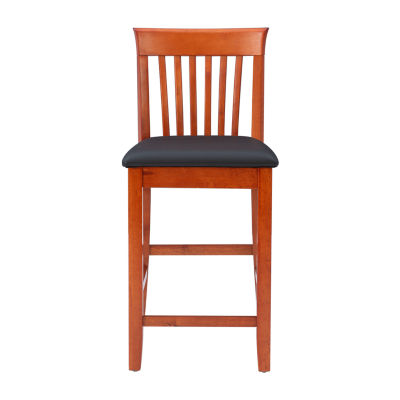 Wright Upholstered Barstool with Mission Back
