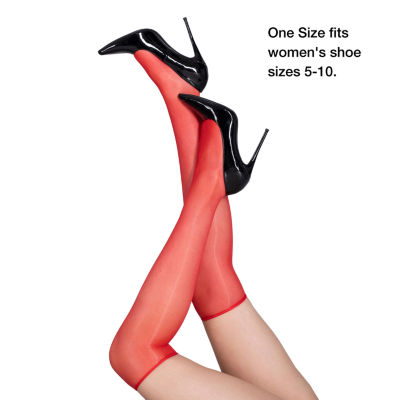 LECHERY Lustrous Sheer Knee-Highs Womens 2 Pair Knee High Socks