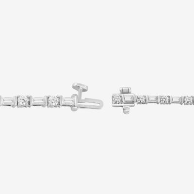 Womens CT. T.W. Lab Grown White Diamond 10K Gold Tennis Bracelet