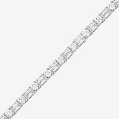 Womens CT. T.W. Lab Grown White Diamond 10K Gold Tennis Bracelet