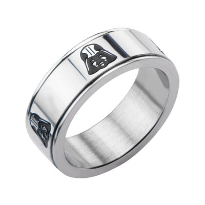 Star Wars® Stainless Steel Darth Vader Spinner Ring