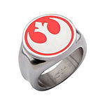 Star Wars® Stainless Steel Red Rebel Symbol Ring