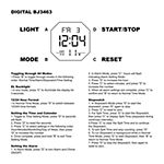 Skechers Rosencrans Digital Oversize Mens Chronograph Digital Red Strap Watch Sr5109