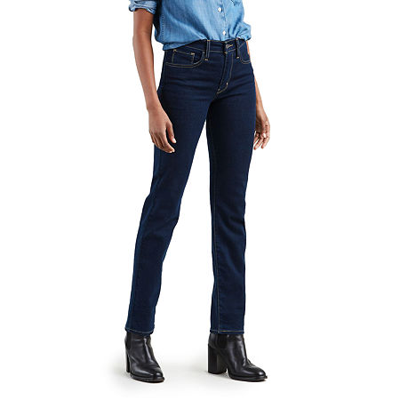 Levi's Womens 724 High Rise Straight Jeans, 26, Blue