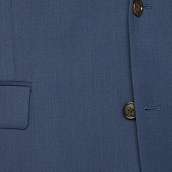 beschermen wrijving Voorganger Stafford Super Mens Blue Birdseye Big & Tall Suit Jacket, Color: Blue  Birdseye - JCPenney