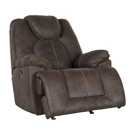 Signature Design by Ashley Warrior Fortress Pad-Arm Recliner
