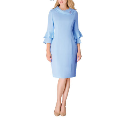 Giovanna Signature 3/4 Sleeve Embellished Shift Dress - JCPenney