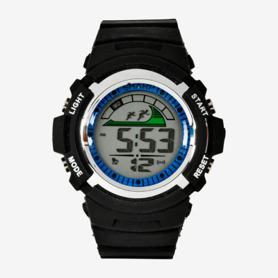 Sharp Boys Digital Black Strap Watch Shr3002jc21