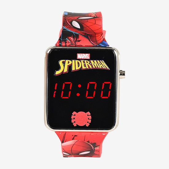 Spiderman Boys Digital Multicolor Strap Watch Spd4709jc - JCPenney