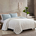 Modern Threads Emproidered 3-pc. Reversible Embroidered Quilt Set
