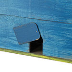 Glitzhome 15.75in Solid Wood Blue Bird Houses