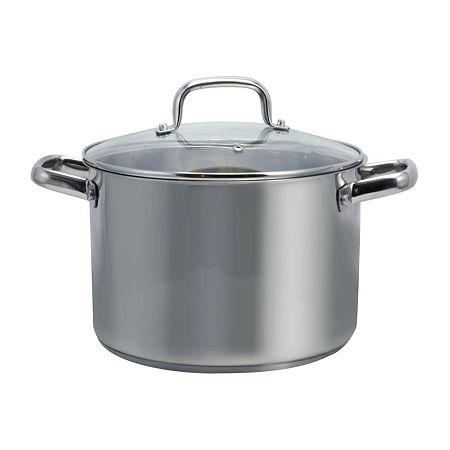 Oster 8-Qt Stainless Steel Stockpot, One Size, Silver