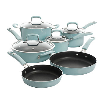 The Pioneer Woman 25-Piece Nonstick & Cast Iron Cookware Combo Set
