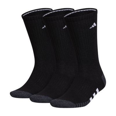 adidas Cushioned 3 Pair Crew Socks Mens - JCPenney