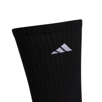 adidas Cushioned Mens 3 Pair Big and Tall Crew Socks