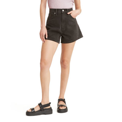 High Rise Mom Short - Lt Denim main image 0