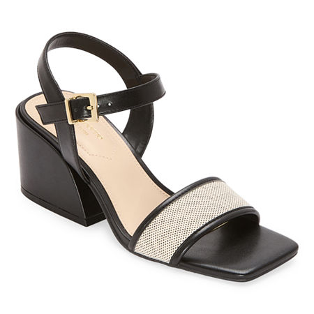 Liz Claiborne Womens Fair Heeled Sandals, 5 Medium, Black