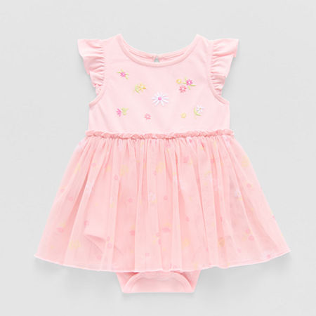 Okie Dokie Baby Girls Short Sleeve A-Line Dress