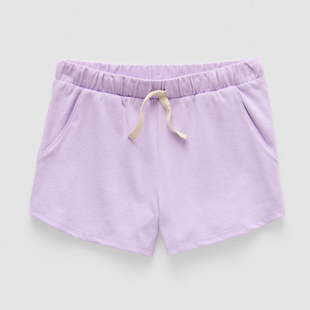 Thereabouts Little & Big Girls Pull-On Short, X-small (6-6x), Purple
