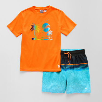 ZeroXposur Boys Quick Dry 2-pc. Rash Guard Set
