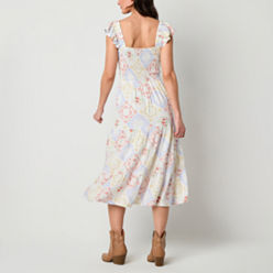 Arizona Womens Sleeveless Midi Sweater Dress Juniors